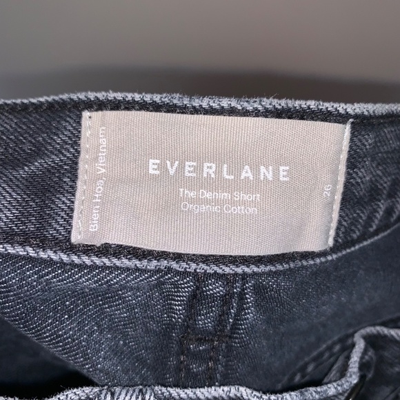 Everlane The Denim Short Organic Cotton Grey 26 - Picture 8 of 8